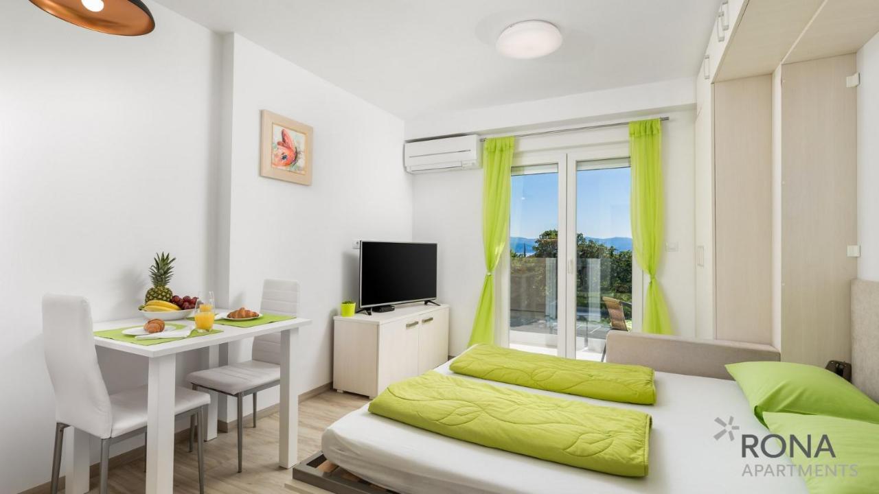 Rona Studio Apartment Tena Ловран Экстерьер фото